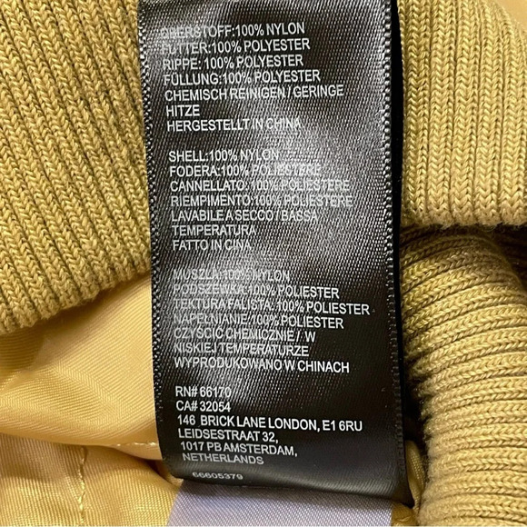 URBAN OUTFITTERS NWOT Tara‎ Utility Bomber Jacket in Tan - Picture 9 of 9